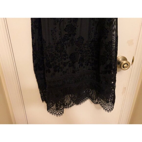Ethereal/ Womens/Lace Boho Fairy/ Dress Sz Medium Black - Picture 10 of 16